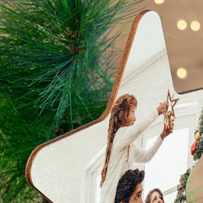 Punta albero di Natale personalizzata