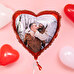 Personalised heart foil balloon 45 cm. Personalised heart foil balloon 45 cm.