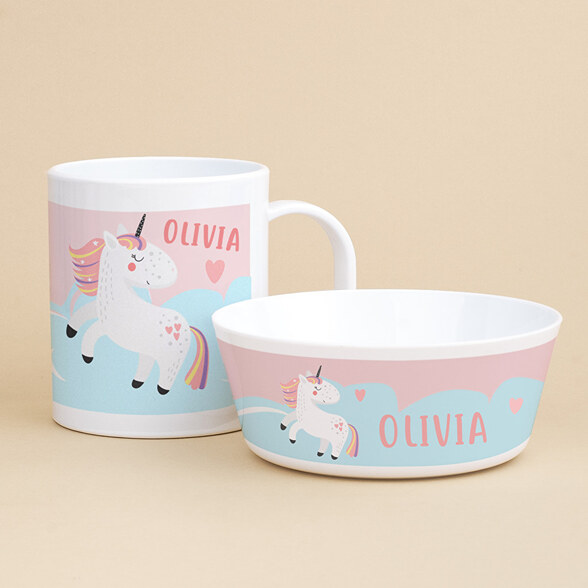 Mug incassable en plastique personnalisé