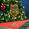 Personalised plastic wine glass