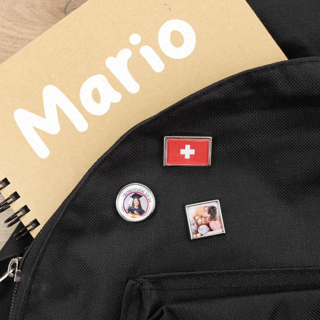 Personalised printed pins