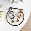 Gepersonaliseerd metalen schakelbandhorloge voor heren