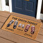 Personalised natural coir fibre doormats