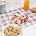 Personalised placemats made of fabric and oilcloth