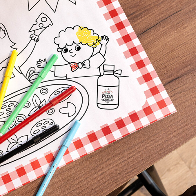 Paperiset pöytätabletit omalla kuvalla