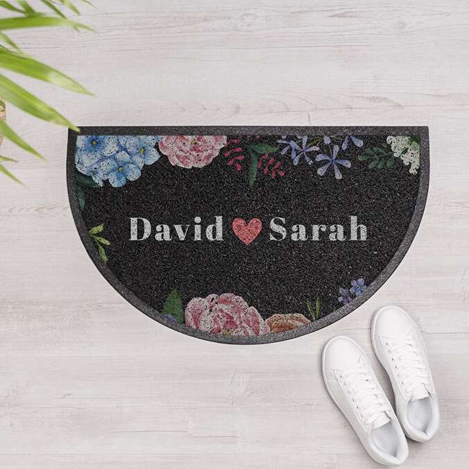 Fußmatte aus Kunststoff selber gestalten