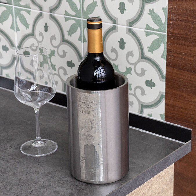 Personalised wine bottle coolers