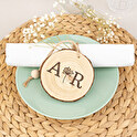 Personalizowane ozdobne plastry drewna