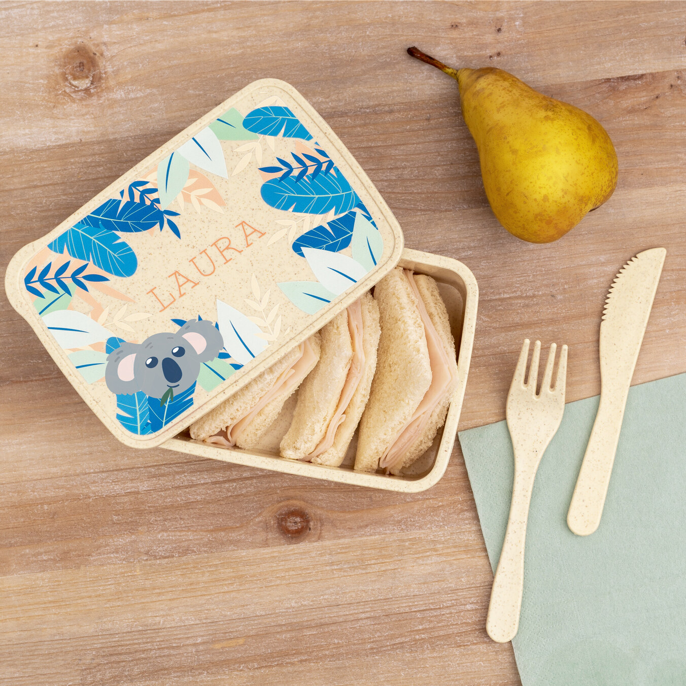 Lunch box z nadrukiem