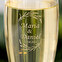 Pack 2 copas de cava personalizadas
