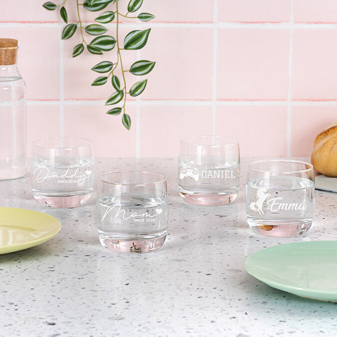 Personalisiertes Wasserglas