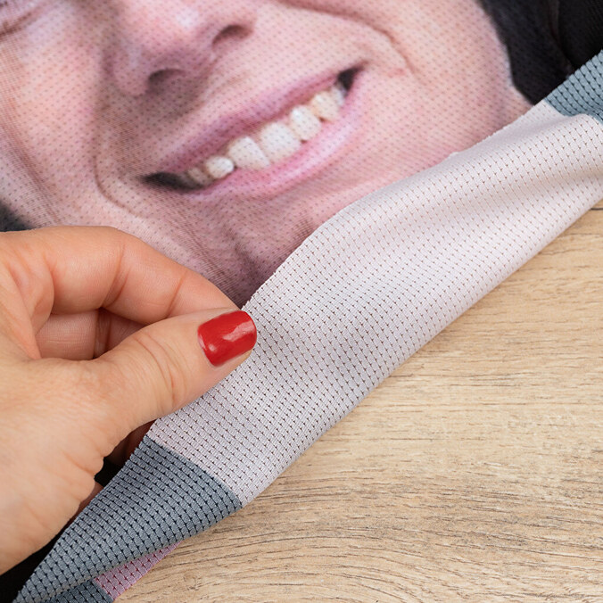 Máscara textil de cara 3D personalizada