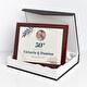 Plaque commémorative en bois personnalisée