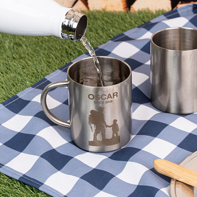 Tazas de acero personalizadas