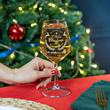 Personalised plastic wine glass