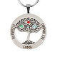 Porte-clés gravé "Arbre de vie"
