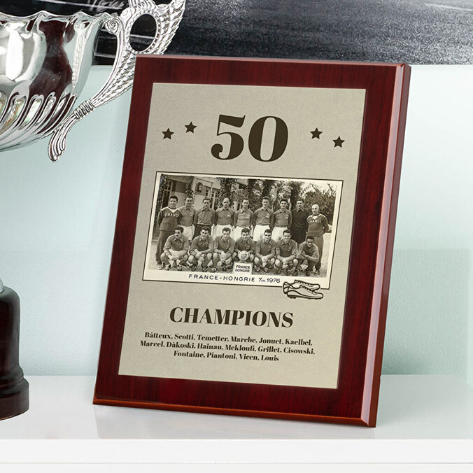 Mahagoni Holzplatte mit Foto gestalten