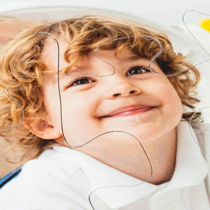 Puzzle magnetico per bambini personalizzato