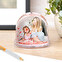 Personalised heart snowglobe