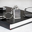 3D crystal keyring engraved with light