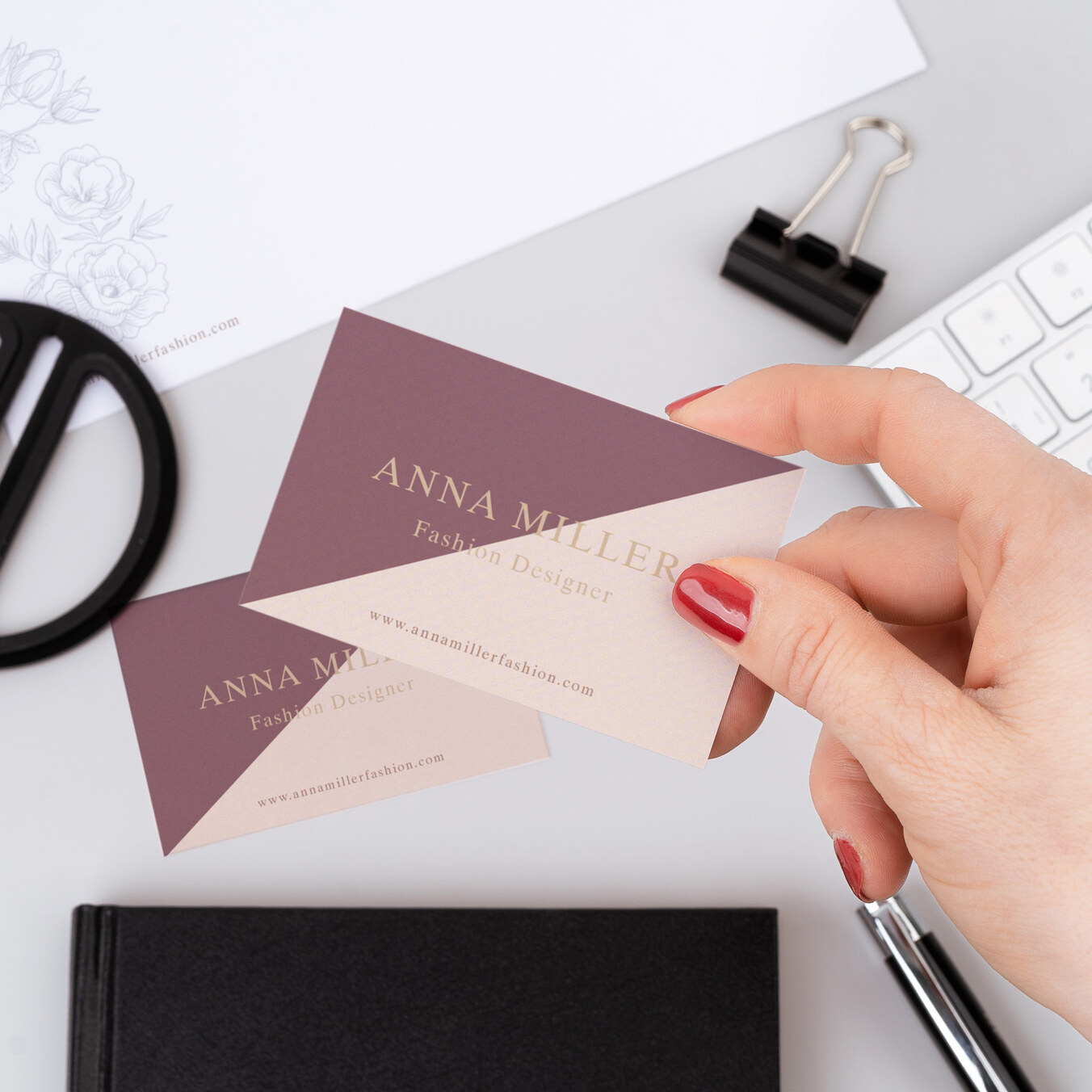 Personalised business cards