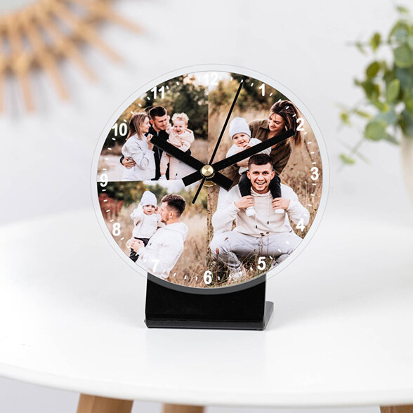 Horloge de table personnalisée