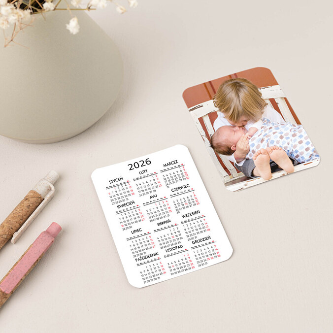 Personalizowany kalendarz kieszonkowy
