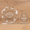 Personalised glass trophy plaques