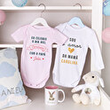 Body bebé manga curta personalizado