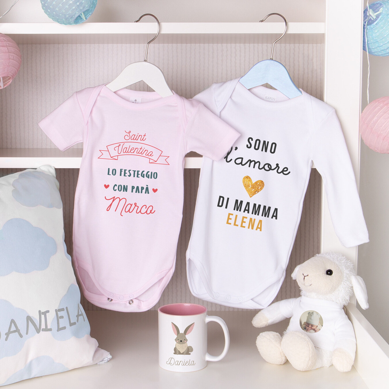 Body neonato personalizzato