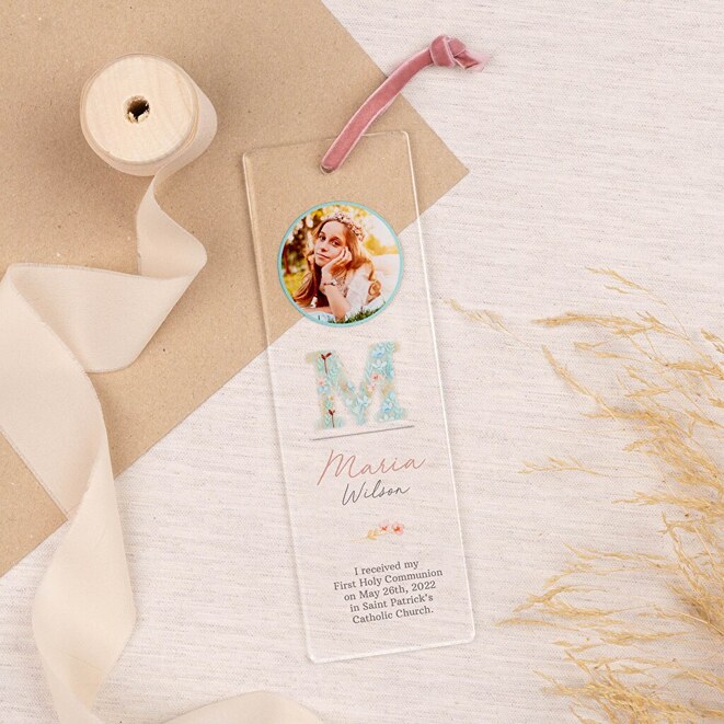 Personalised acrylic bookmark Personalised acrylic bookmark