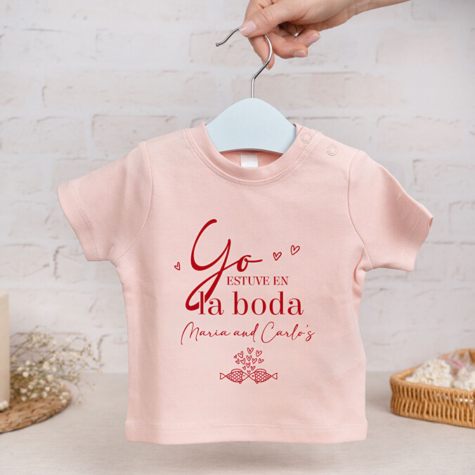 Camiseta bebé personalizada