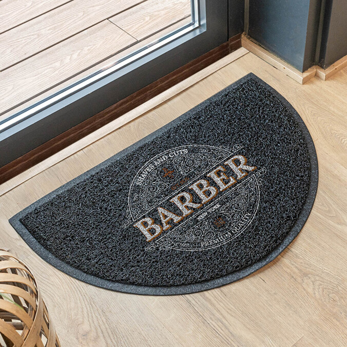 Fußmatte aus Kunststoff selber gestalten