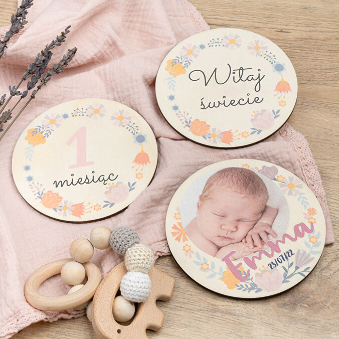 Personalizowane tabliczki do zdjęć