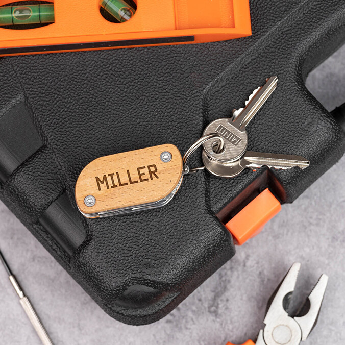 Personalised multi-tool keyrings