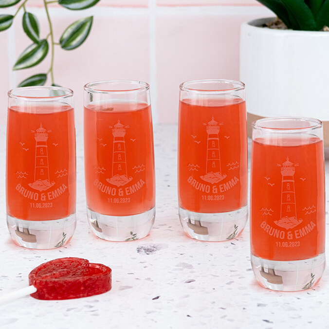Personalised shot glasses