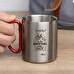 Engraved stainless steel carabiner mug Engraved stainless steel carabiner mug