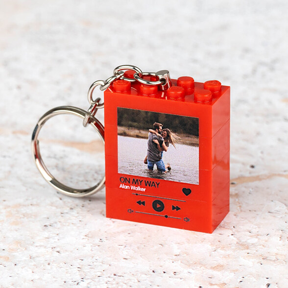 Sleutelhanger Blocks met foto