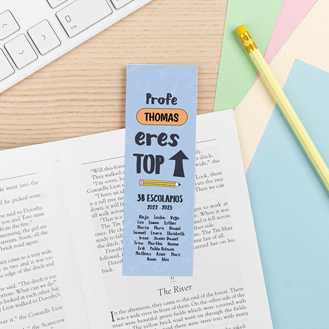 Marcapáginas personalizados