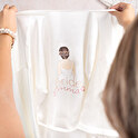 Vestaglia da sposa personalizzata