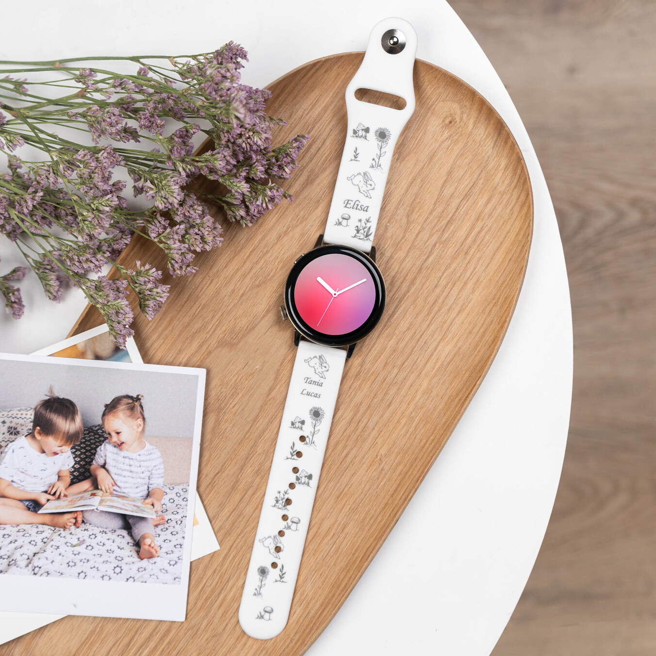 Personalised watch straps for Samsung Galaxy / Amazfit / Huawei