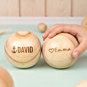 Personalised petanque set
