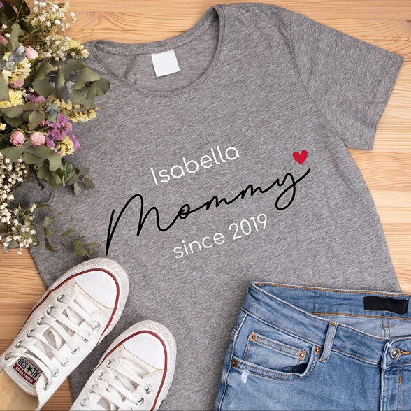 Personalised women's T-shirts