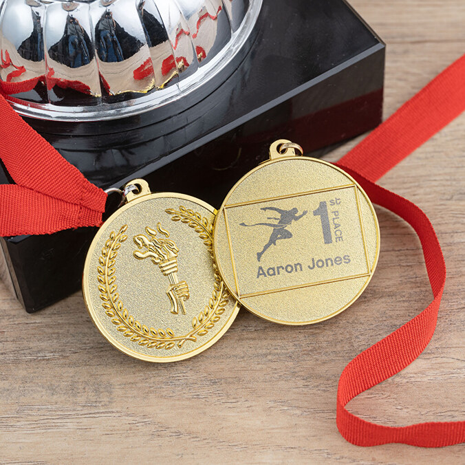 Personlig medalje i metal
