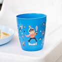 Personalised coloured plastic cup 300 ml.