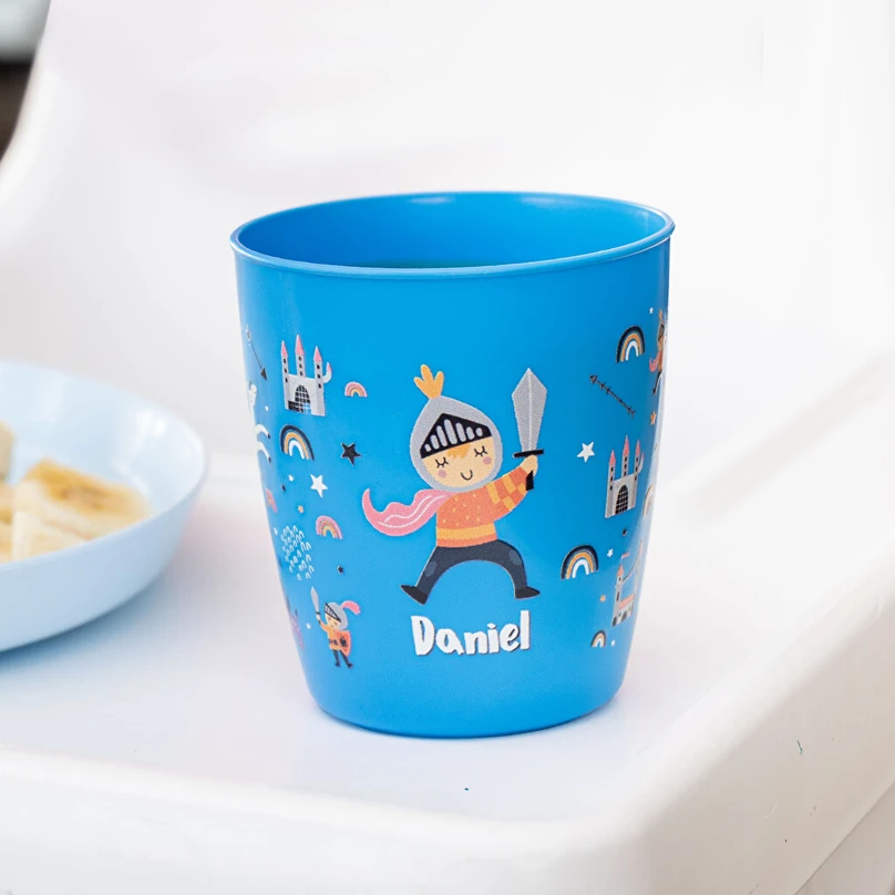Personalised Kids Plastic Mug With Fox Design – Name Cup For Children – SpecialMe