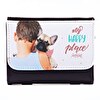 Personalised unisex faux leather wallet