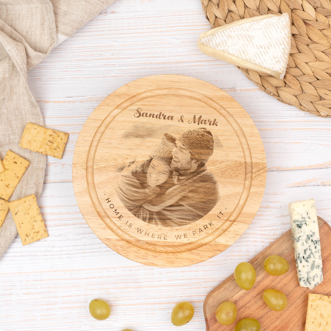 Personalised cheeseboard