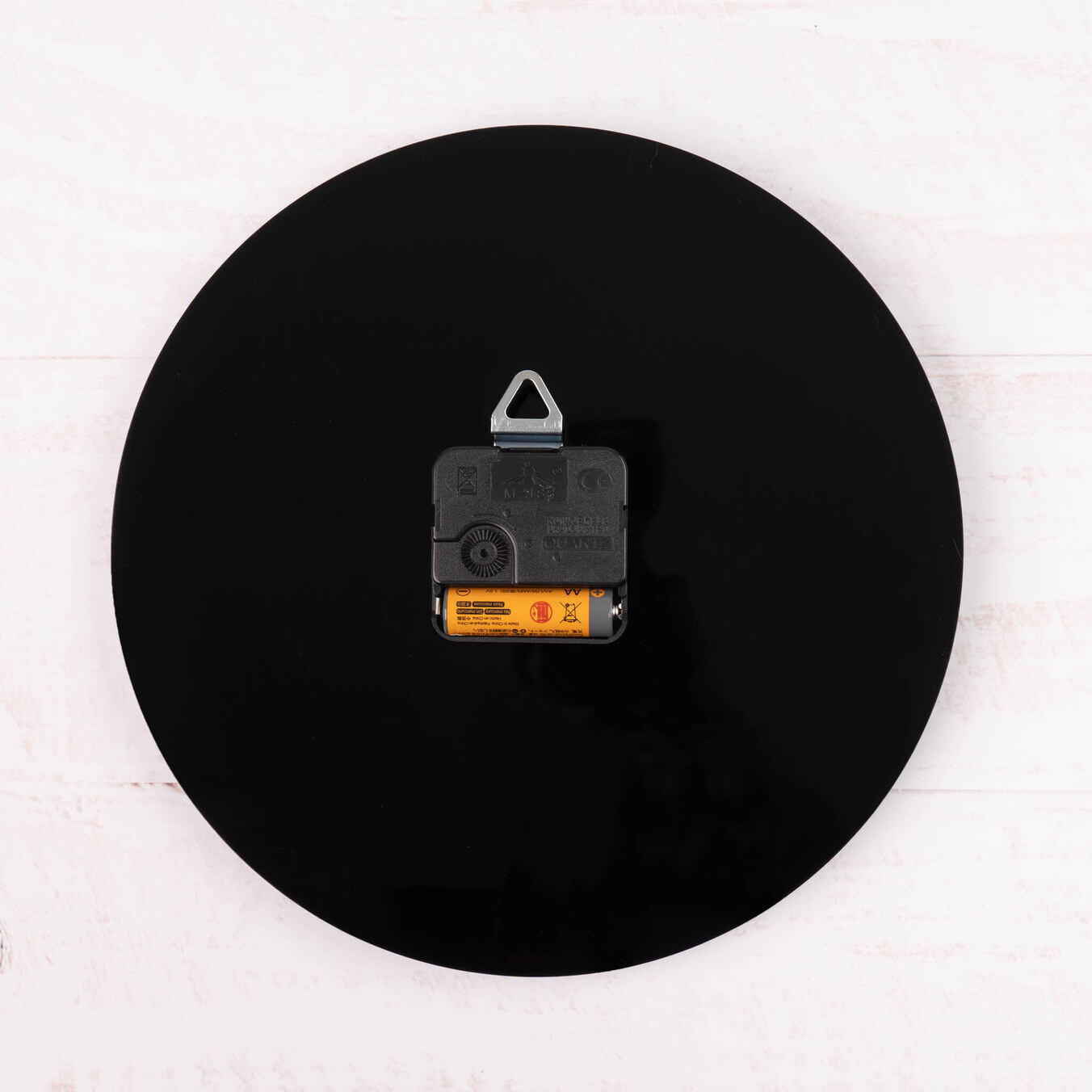 Personalisierte Schallplatte mit Uhr