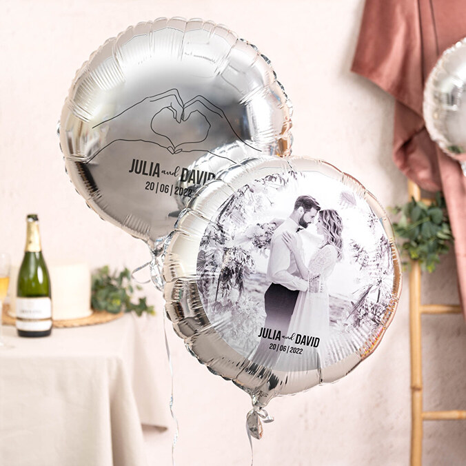 Globos personalizados con foto y nombre